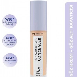 Pastel Eye Cream+Hydrating Satin Concealer- Kapatıcı 62
