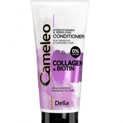 Delia Cameleo Kolajen ve Biyotin içeren Güçlendirici Yeniden Yapılandırıcı Saç Kremi 200 ml
