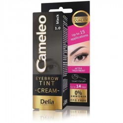 Delia Cosmetics Cameleo Eyebrow Tint Cream 1 0 Black