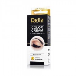Delia Cosmetics Cream For Eyebrows 1 0 Black With Argan Oil
