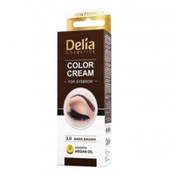 Delia Cosmetics Cream For Eyebrows 3 0 Dark Brown With Argan