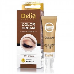 Delia Cosmetics Cream For Eyebrows 4 0 Brown With Argan Oil