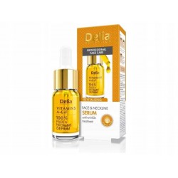 Delia Cosmetics Vitamins A+ E+ F Face & Neckline Serum 10 ml