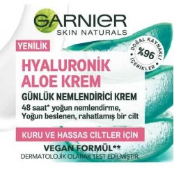 Garnier Hyaluronik Aloe Günlük Nemlendirici Krem 50 ml