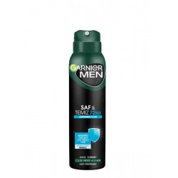 Garnier Men Saf ve Temiz 72 Saat Spray Deodorant 150 ml