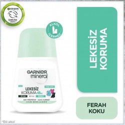 Garnier Mineral Lekesiz Koruma 48Saat Ferah Koku Anti Perspirant Roll on 50ml