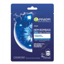 Garnier Nem Bombası Gece Kağıt Yüz Maskesi