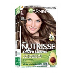 Garnier Nutrisse Ultra Creme Saç Boyası 5 Açık Kahve
