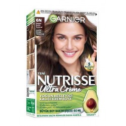 Garnier Nutrisse Ultra Creme Saç Boyası 6N Doğal Koyu Kumral