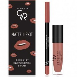 Golden Rose Longstay Liquid Matte Lipkit Warm Sable