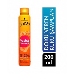 Got2b Fresh & Fabulous Kuru Şampuan 200 ml