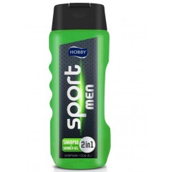 Hobby Men Sport 2in1 Şampuan + Duş Jeli 400 ml