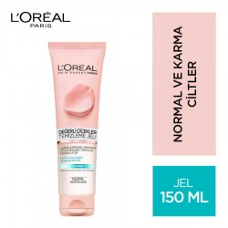 L'Oréal Paris Değerli Çiçekler Temizleme Jeli Normal Ve Karma Ciltler 150 ml