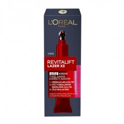 L'Oréal Paris Revitalift Lazer X3 Yaşlanma Karşiti Göz Bakim Kremi 15 ml