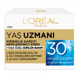 L'Oréal Paris Yaş Uzmani 30+ Kirişiklik Karşiti Nemlendirici Krem 50 ml