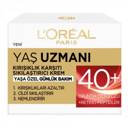 L'Oréal Paris Yaş Uzmani 40+ Kırışıklık Karşıtı Sıkılaştırıcı Krem 50 ml