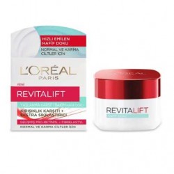 Loreal Paris Revitalift Day Cream Hafif Doku Normal ve Karma Ciltler 50 ml