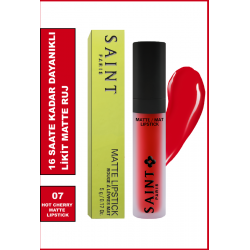 Luxury Prestige Saint Paris Matte Lipstick 07 Hot Cherry