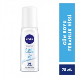 Nivea Fresh Natural Pump Sprey Pudrasız 75 ml Kadın  Deodorant