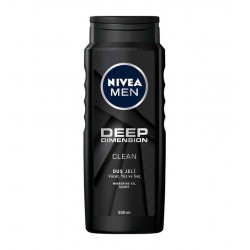 Nivea Men Deep Dimension Clean Duş Jeli 500 ml