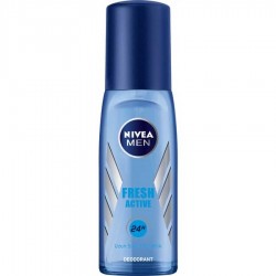 Nivea Men Fresh Active Deodorant Pompalı Sprey 75 ml