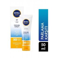 Nivea Sun Parlama Kartşıtı Yüz Kremi 50 SPF -50 ml