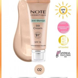 Note Anti - Blemish BB Cream Akneye Yatkın Ciltler 02