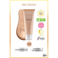 Note BB Cream - Krem Doğal Kapatıcılık 500