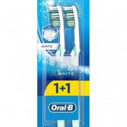 Oral-B Advantage 3D White Medium Diş Fırçası 1+1