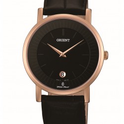 Orient FGW0100BB0 Classic Quartz Black Leather Strap Men's Watch