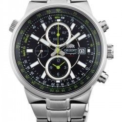 Orient Classic Chronograph Black Dial Men's Watch FTT15001B0
