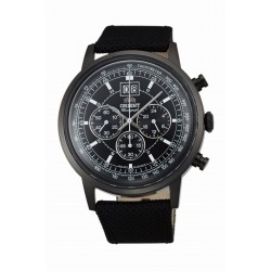 Orient Classic Chronograph Black Dial Men's Watch FTV02001B0