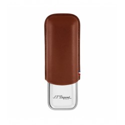 ST Dupont 183011 Kahverengi İkili Puro Kılıfı 
