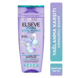 Elseve Hydra Hyaluronic Pure Salisilik Asit İçeren Yağlanma Karşıtı Arındırıcı Şampuan 300 ml