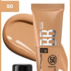 Maybelline New York Fit Me Nude Cilt Bakımı Etkili Nemlendirici SPF50 BB Krem - 50