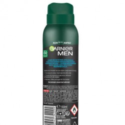 Garnier Men Saf ve Temiz 72 Saat Spray Deodorant 150 ml