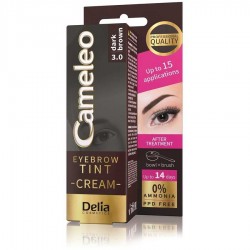 Delia Cosmetics Cameleo Eyebrow Tint Cream 3 0 Dark Brown