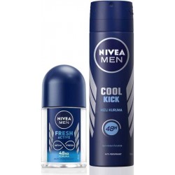 Nivea Cool Kick Deodorant 150 ml +25 Roll On Set