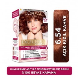 Loreal Paris Excellence Creme Saç Boyası 6 54 Açık Kızıl Kahve