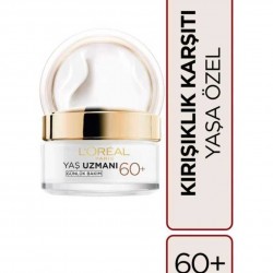 Loreal Paris Yaş Uzmanı 60+Kırışıklık Karşıtı Besleyici Gece Kremi 50 ml