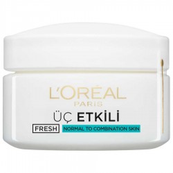L'Oréal Paris 3 Etkili Ferahlik Günlük Bakim Kremi Normal Ve Karma Ciltler 50 ml