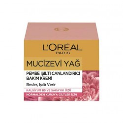 Lorea Parisl Mucizevi Yağ Pembe Işıltılı Krem 50 ml