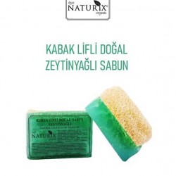 Naturıx Kabak Lifli Doğal Zeytinyağlı Sabun 130 g
